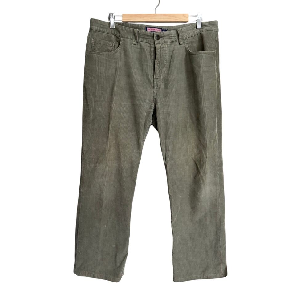 Vineyard Vines Olive Corduroy Pants 36 x 27